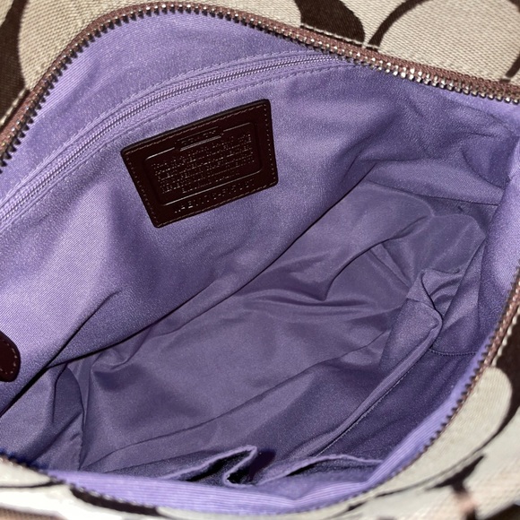 NWT Signature Brown Coach Duffle Bag - Picture 4 of 5